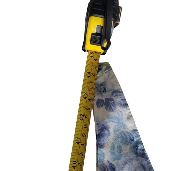 Vintage Floral Lace V Back Tank Darted Traditional Dress Made In USA 100% Cotton - Picture 11 of 11